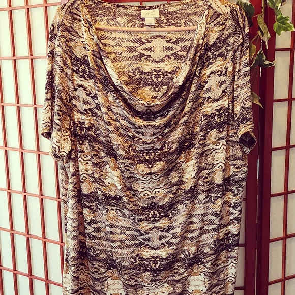 Plus Jacqueline Smith/Brown and Cream Tuni… - Picture 5 of 7